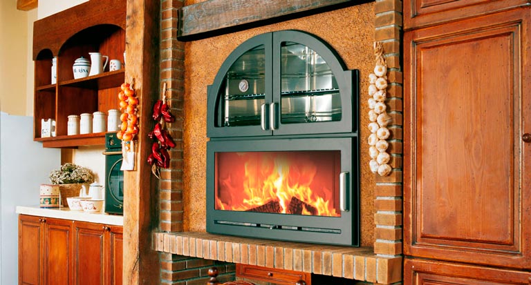 Showroom Barral Climatizaci&oacute;n calor chimenas metalicas